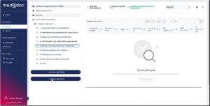 Skapa ett tekniskt dokument och skicka det för granskning i MedQdoc eQMS