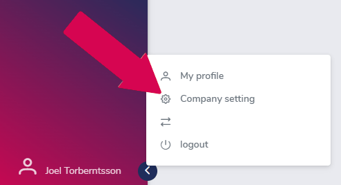 Accessing user management in MedQdoc